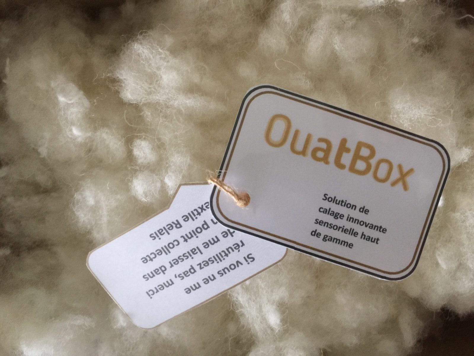 Ouatbox solution matière de calage premium haut-de-gamme protection colis parcel